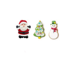 CORTADOR AINOX NAVIDAD 3 PZ SANTA ARBOL MONO N 10 A 11 CM