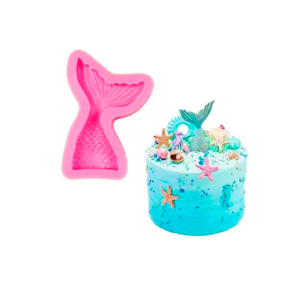 MOLDE SILICON 11.5 CM COLA DE SIRENA = M1283