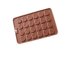 MOLDE SILICON CORAZONES 21 X 12 BAJO