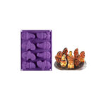 MOLDE SILICON CARAS/SOMB. HAL 30X18CMS. 8 CAV