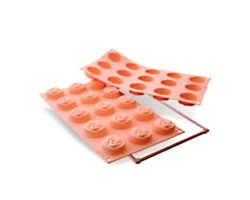 MOLDE SILICON ROSAS 15 CAV 3D 28X17X3CM
