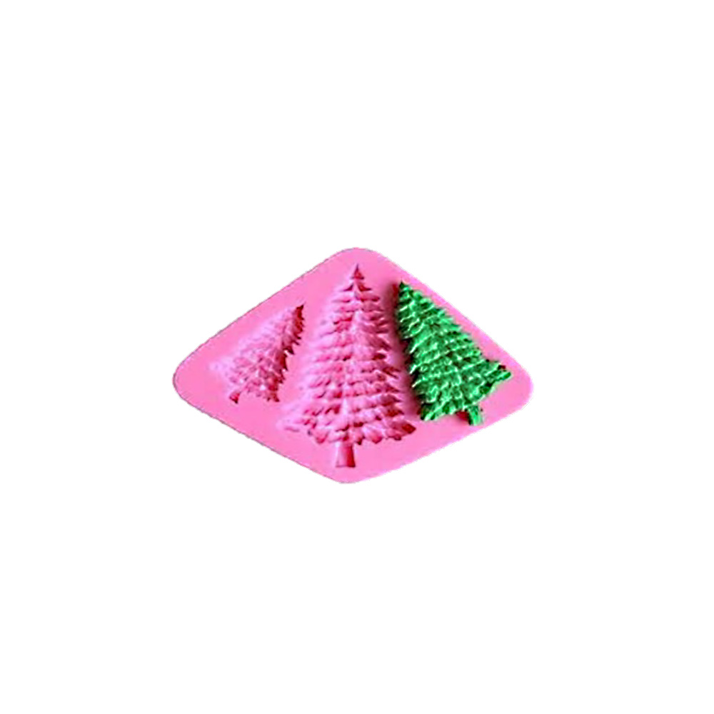 MOLDE SILICON ARBOL NAV 3 CAV. 9X12X1 CM.