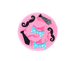 MOLDE SILICON MOÑOS BIGOTES 5.5X0.7 CM