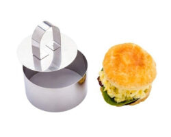 ARO REDONDO AINOX CON PRENSA 8X4CM