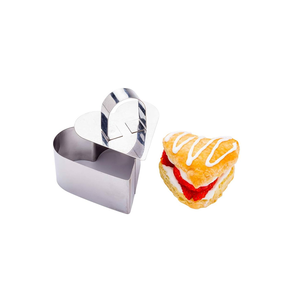 ARO CORAZON AINOX CON PRENSA 8X4CM