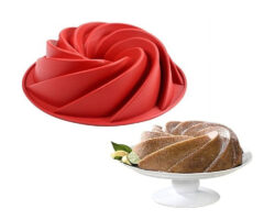 MOLDE DE SILICON ROSCA ESPIRAL 25X8 CM