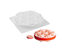 MOLDE SILICON MOUSSE FRANCES 15CM.DIAM.X 5 ALT.BASE 17CM