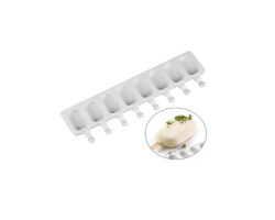 MOLDE SILICON PALETA MAGNU 8CAV. 6.5X3.5X2CM C/U