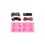 MOLDE DE SIL. 4 CONTROLES DE VIDEO JUEGOS 10X6X1.2CM
