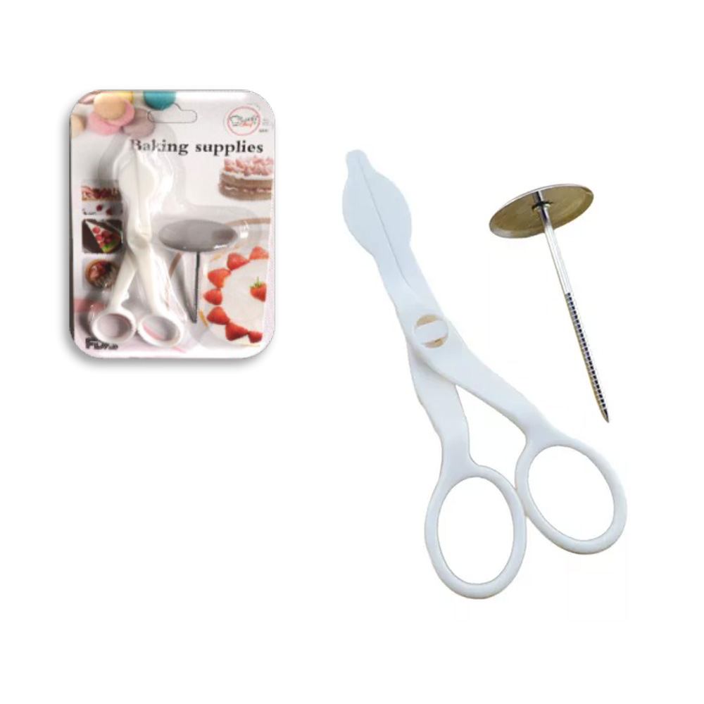 TIJERA PLASTICO CON CLAVO #7 AINOX