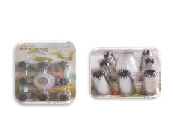 DUYAS 8 PZ GRANDES AINOX, COPLE 1PZ  GRANDE