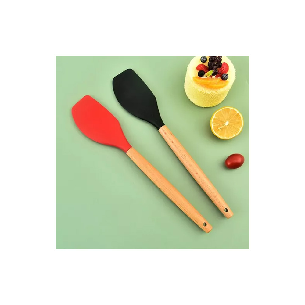 PALA MISERABLE 2 PZ SILICON MANGO MADERA 18 CM