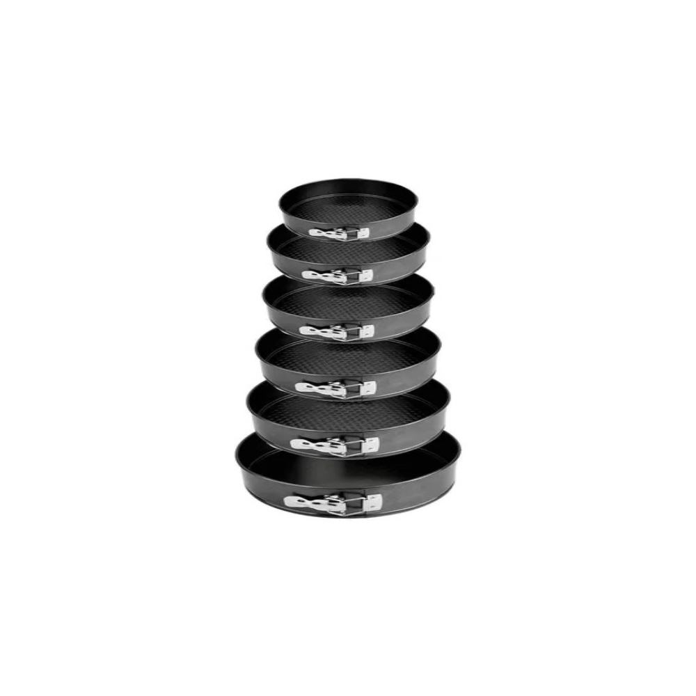 MOLDES DESM. REDONDO 6PZ ANTIHADERENTE 18,20,22,24,26Y28CM