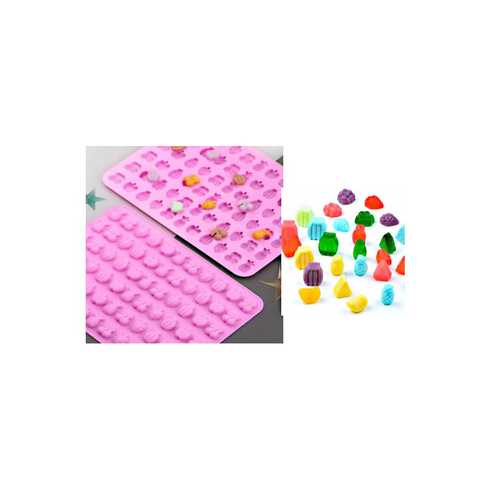 MOLDE SIL. MINI FRUTAS 66 PZAS.20.7X15X1 CMS.