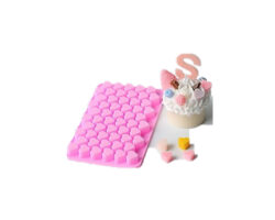 MOLDE SILICON MINI CORAZONES 18X11X1.4 CMS.