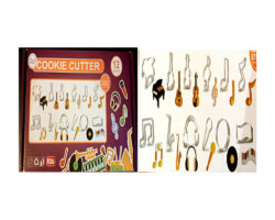 CORTADORES ACERO MUSICALES 12 PZAS.7 CMS.