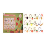 CAJA CORTADORES ACERO DE FRUTAS 12 PZAS.  7 CMS.