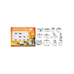 CAJA CORTADORES ACERO HALOWEEN 12 PZAS 7 CMS.