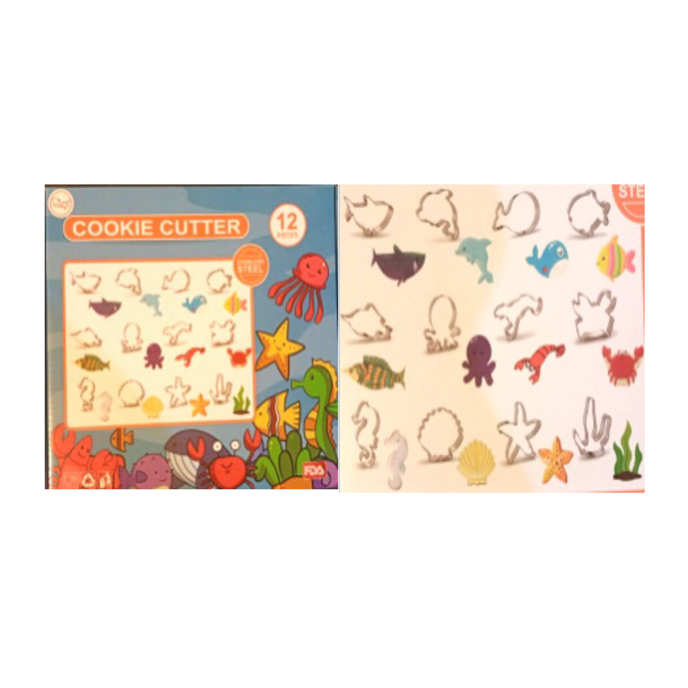 CAJA CORTADORES ACERO DE MAR 12 PZAS. 7 CMS.