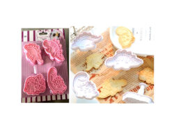 CORTADOR MARC. DINOSAURIOS 4 PZAS.