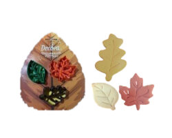 CORTADOR MARCADOR HOJAS OTOÑO 3 PZ 7CM