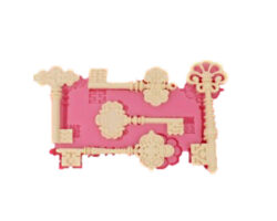 MOLDE SILLICON 5 LLAVES 12X8X1CM