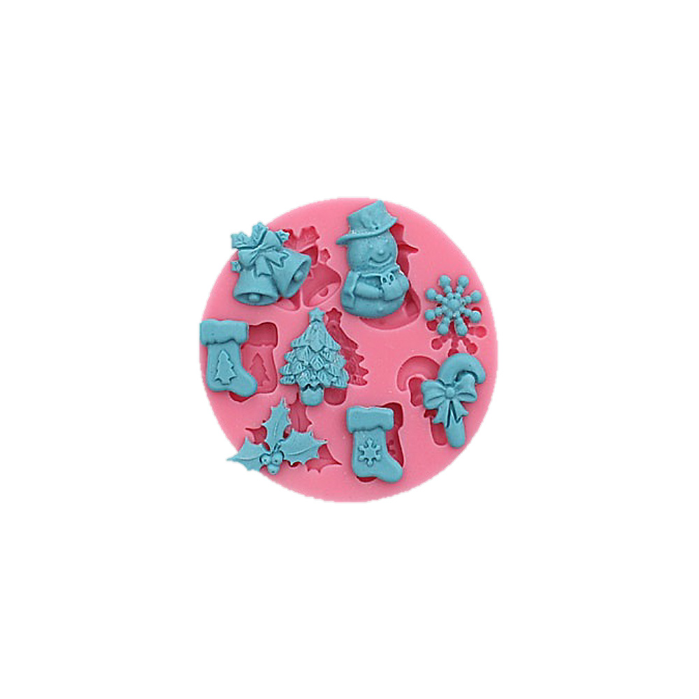 MOLDE SILICON REDONDO NAV BOTA CAMPANA BASTON 7X1CM