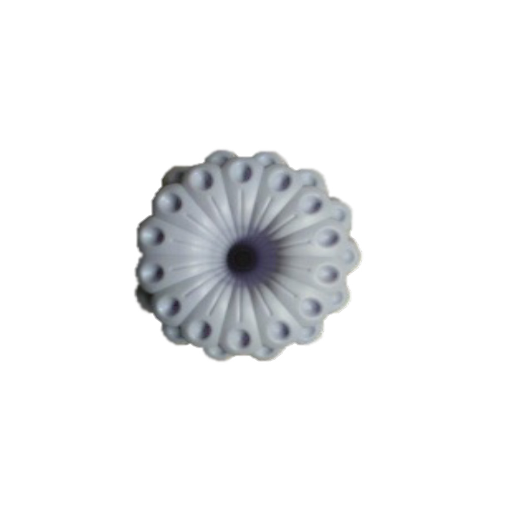 MOLDE SILICON ROSCA FLOR 14 PETALOS  23CM DIAMETRO 10 CM ALT