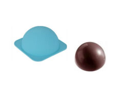 MOLDE SILICON MEDIA ESFERA 1 CAV  12 CM DIAMETRO