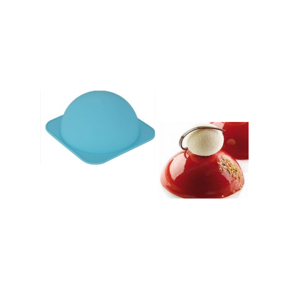 MOLDE SILICON MEDIA ESFERA 1 CAV  16 CM DIAMETRO