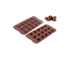 MOLDE SILICON 15 CAV KISSES 2.5CM DIAMETRO