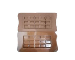 MOLDE SILICON CHOCOLATE 15 RECTANGULOS 14X6X.5CM