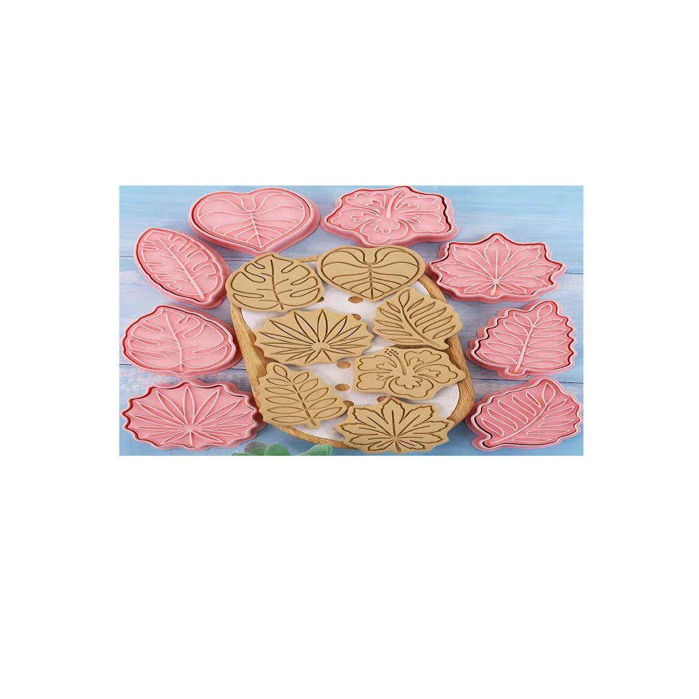 CORTADOR MARCADOR PLASTICO HOJAS DISTINTAS 8PZ 6CM