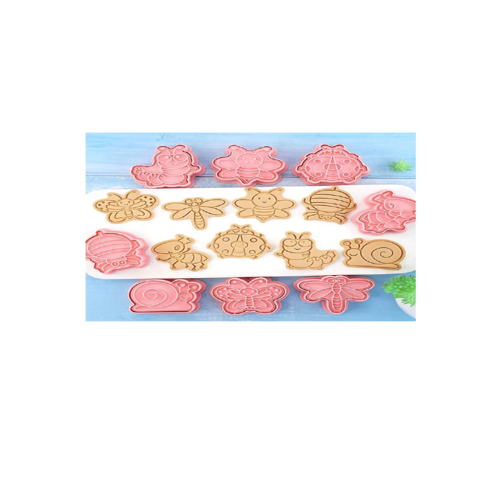 CORTADOR MARCADOR PLASTICO INSECTOS CATARINA 8PZ 6CM