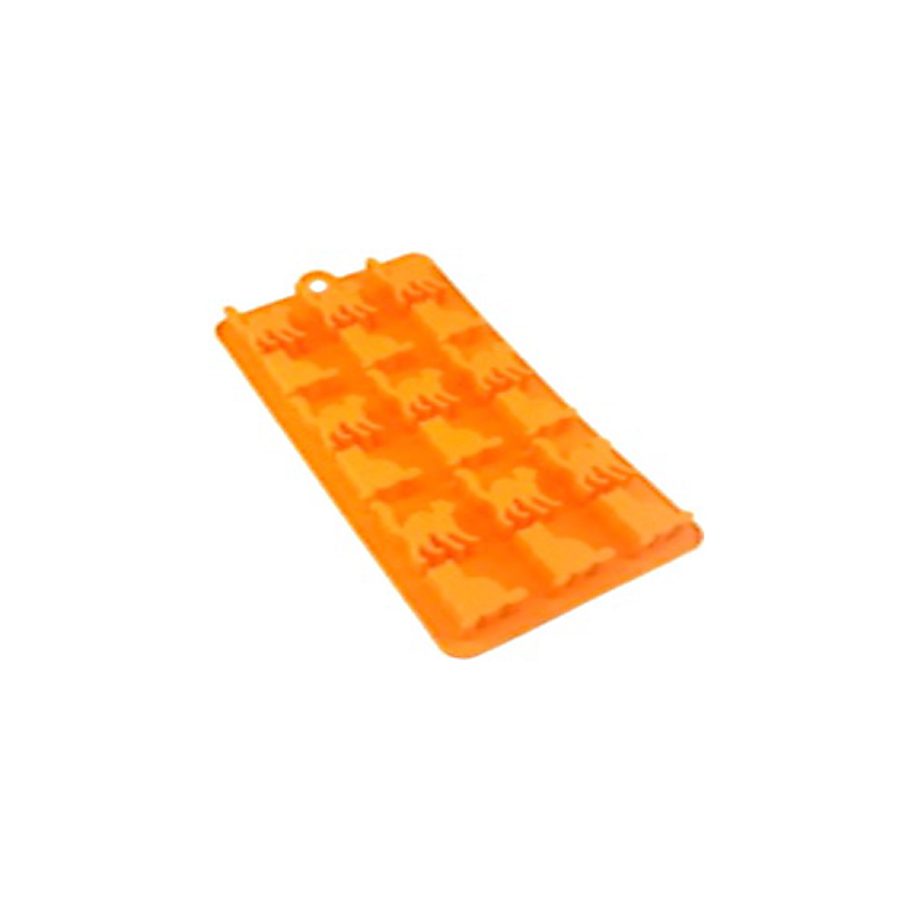 MOLDE SILICON HAL. GATOS 18 CAV. 21X10X1 CMS.