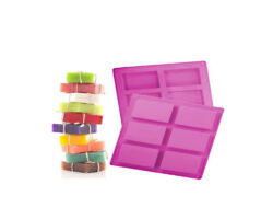 MOLDE SILICON RECTANGULAR 6 CAV 8X6X2.5CM