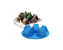 MOLDE SIL. VILLA NAVIDEÑA  26 DIAM. X 6CMS.