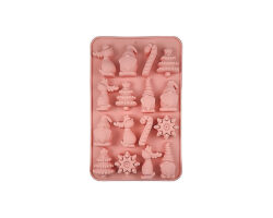 MOLDE SILICON RENO,GNOMOS,BASTON,PINO 16 FIG 5X2X2 CM