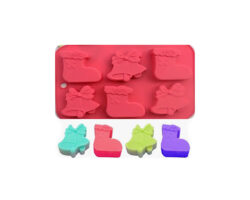 MOLDE SIL. CAMPANA Y BOTA 6 CAV.25X17X3  CMS.