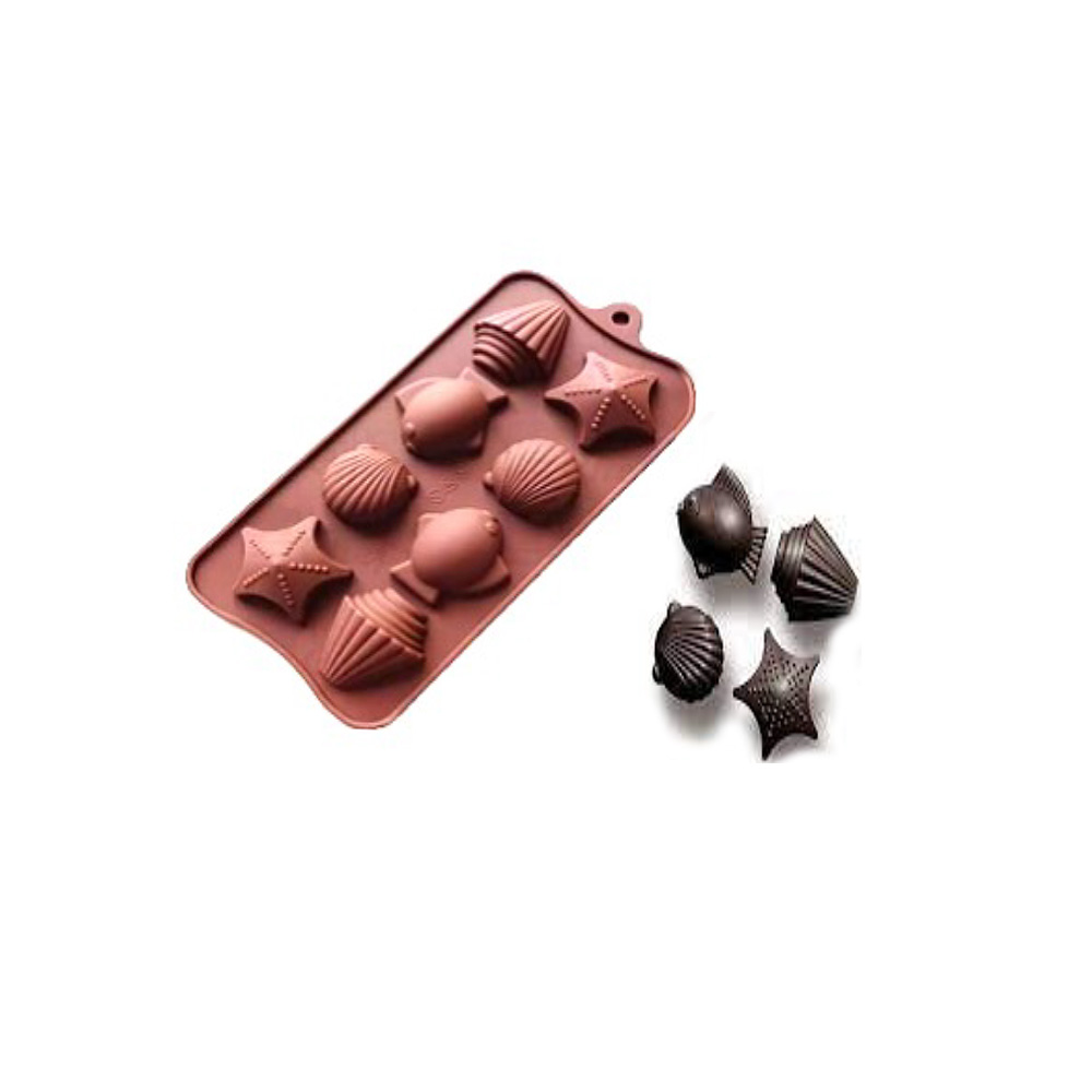 MOLDE DE SILICON FIGURAS DE MAR