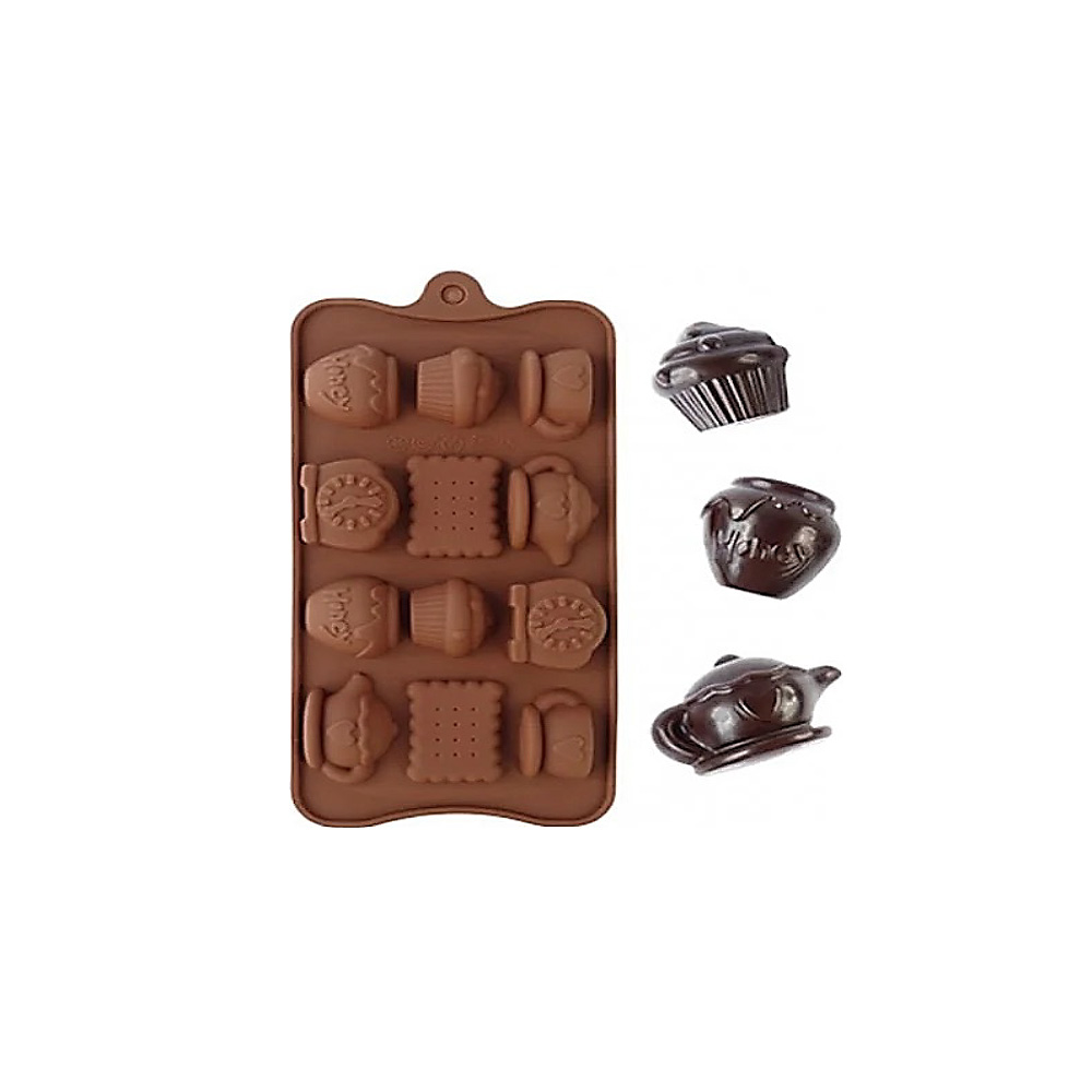 MOLDE DE SILICON JUEGO DE TE