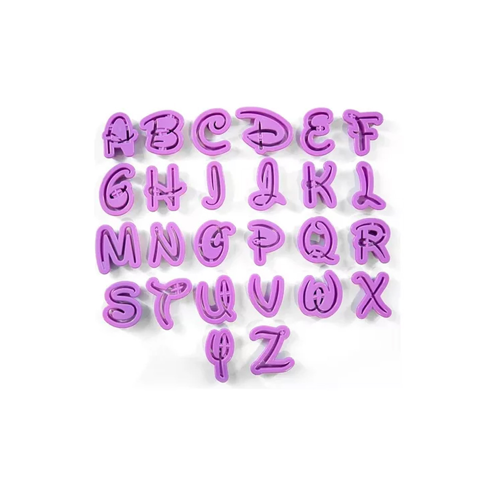 JGO DE CORTADORES PLTSTICO LETRAS  5 CM