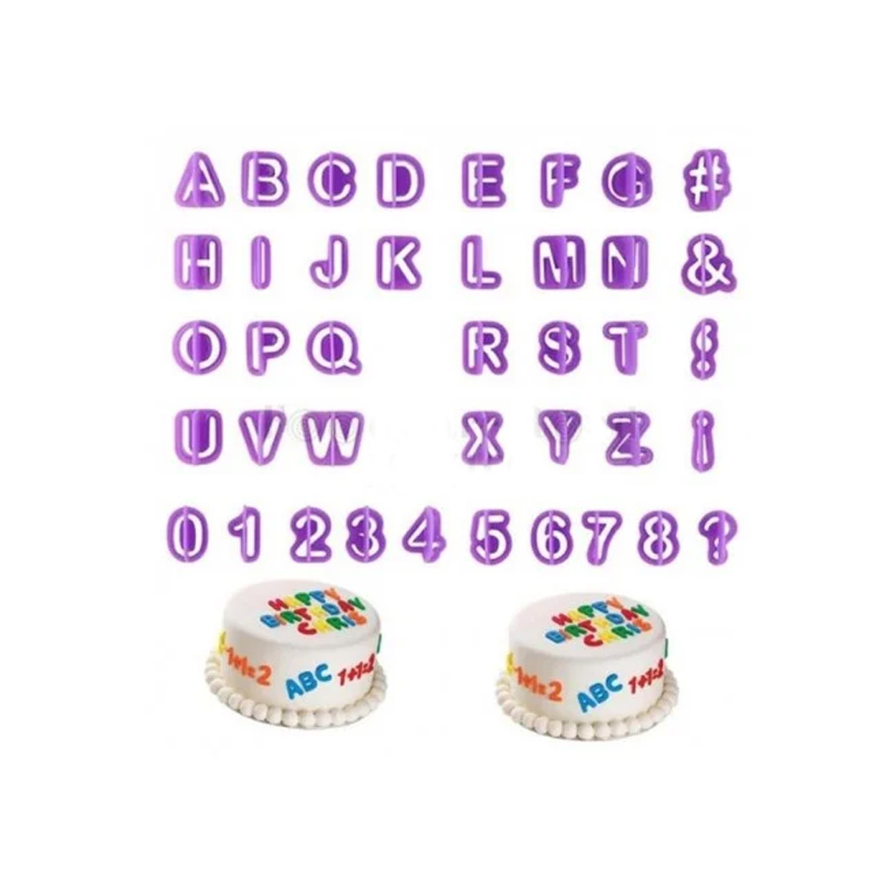 JGO DE CORTADORES LETRAS PARA FONDANT PLAST 3 CM