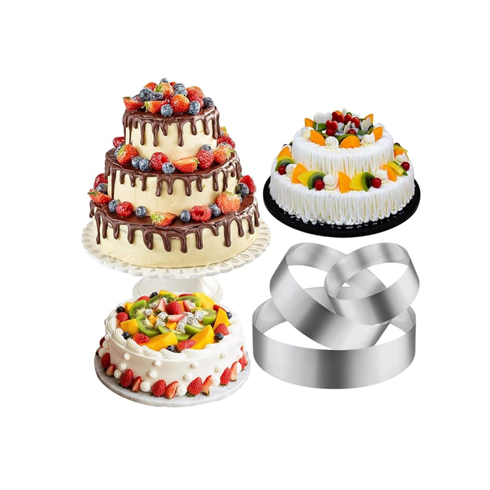 JUEGO ARO 3 PIEZAS ACERO REDONDO 10, 15 Y 20CM