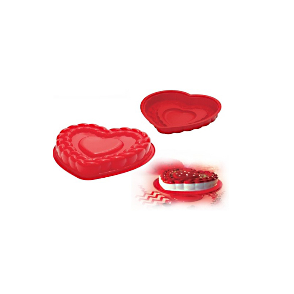 MOLDE DE CORAZON SILICON 30 CM