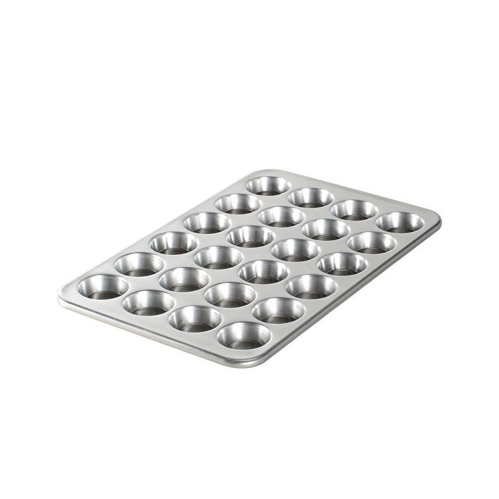 MOLDE MINI MUFFIN 24 CAVIDADES GALVANIZADO