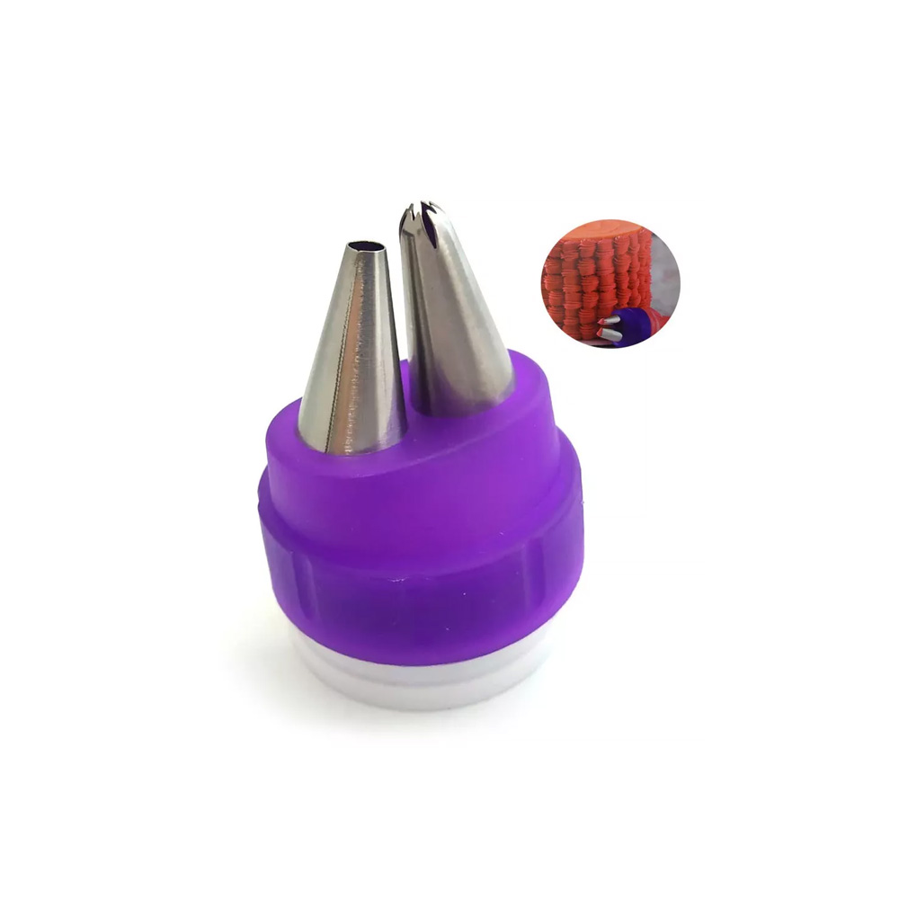 COPLE DOBLE  CON MANGA SILICON 4 DUYAS