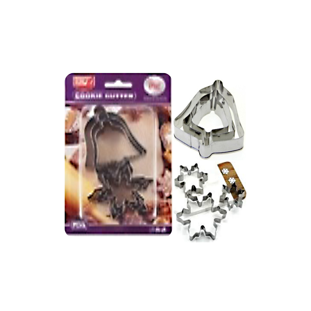 CORTADOR AINOX COPO Y CAMPANA 6 PZA 7, 6, 5 CM = YR1804-7