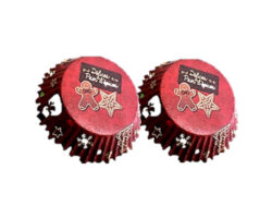 CAPACILLO MINI #4  NAVIDEÑO ROJO GALLETAS   100 PZ