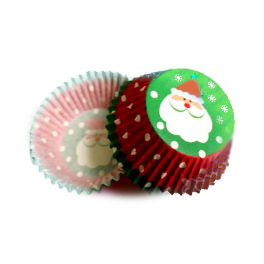 CAPACILLO # 72 NAVIDAD CARA DE SANTA 100 PZ